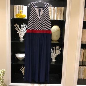 Ashley Stewart Dresses - πRed White & Blue Maxi Dress Ashley Stewart Dresses - πRed White & Blue Maxi Dress